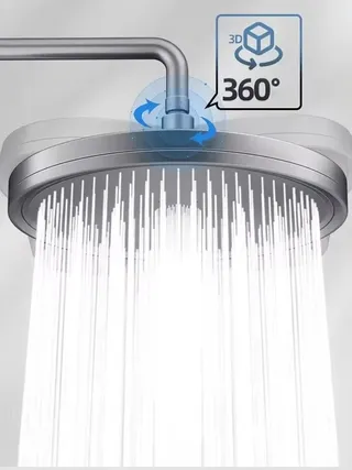 Pommeau de douche rond à grand débit