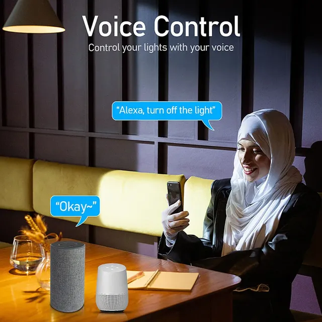 Spot lumineux LED coloré pour maison connectée – vue 4