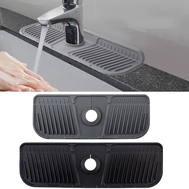 Tapis de robinet en Silicone pratique