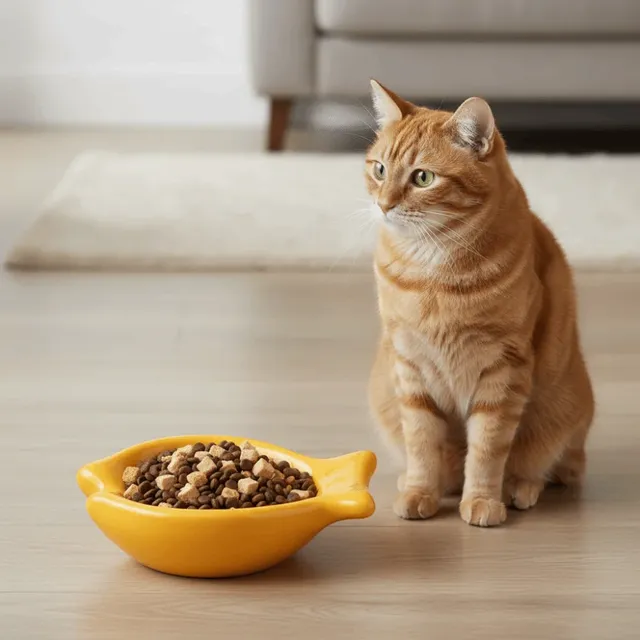 Bol en céramique pour chat – vue 3