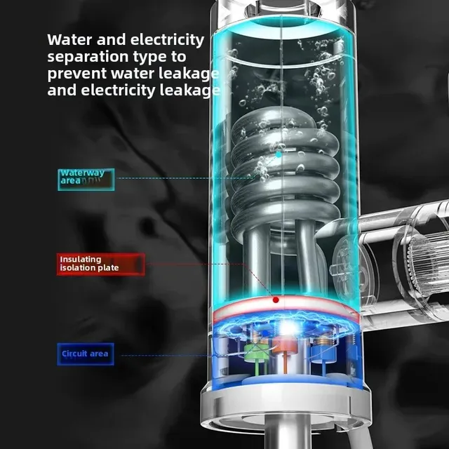 Chauffe eau électrique instantané 220V mitigeur monobloc… – vue 3