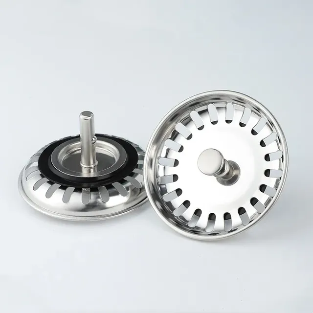Bouchon vidange evier vasque acier inoxydable perforé… – vue 5