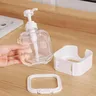 Distributeur de savon carré Transparent de 300/500ml – vue 5