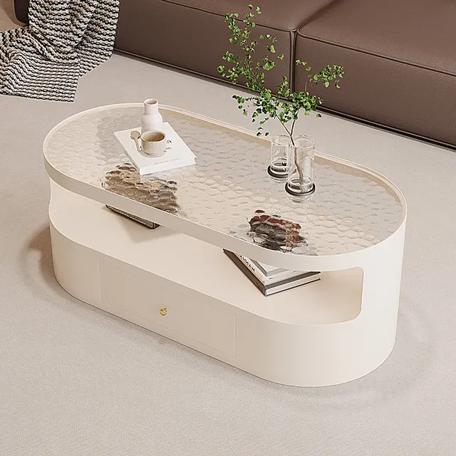 Table basse ovale au Design moderne