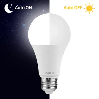 Ampoule LED avec capteur de lumière