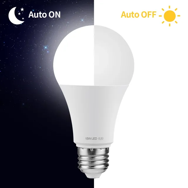 Ampoule LED avec capteur de lumière
