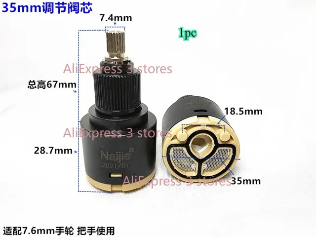 1 pièces 28mm/35mm/40mm mitigeur d'eau robinet cartouche… – vue 2