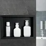 Niche encastrée inoxydable acier noir mat…