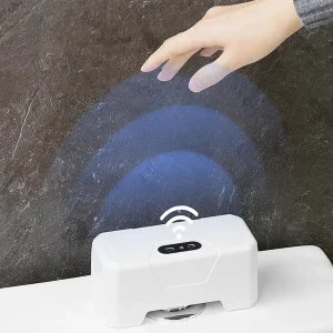 Bouton de chasse de toilette automatique intelligent sans contact, capteur infrarouge intelligent, étanche, interrupteur de chasse pour la maison Bouton de chasse de toilette automatique intelligent sans contact, capteur infrarouge intelligent, étanche, interrupteur de chasse pour la maison
