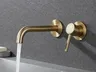 Robinet mitigeur de salle de bains en acier inoxydable – vue 2