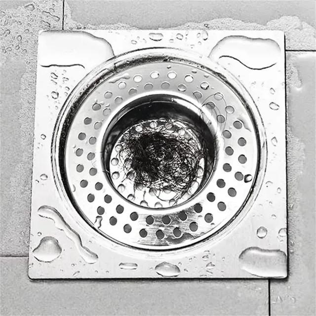 Crépine bonde évacuation évier douche sol plaque carrée… – vue 4