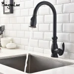 Robinet de cuisine à pulvérisation extractible de 18 pouces, avec tête de pulvérisation à double fonction et tuyau rétractable de 20 pouces, comprend un mitigeur extractible à vie