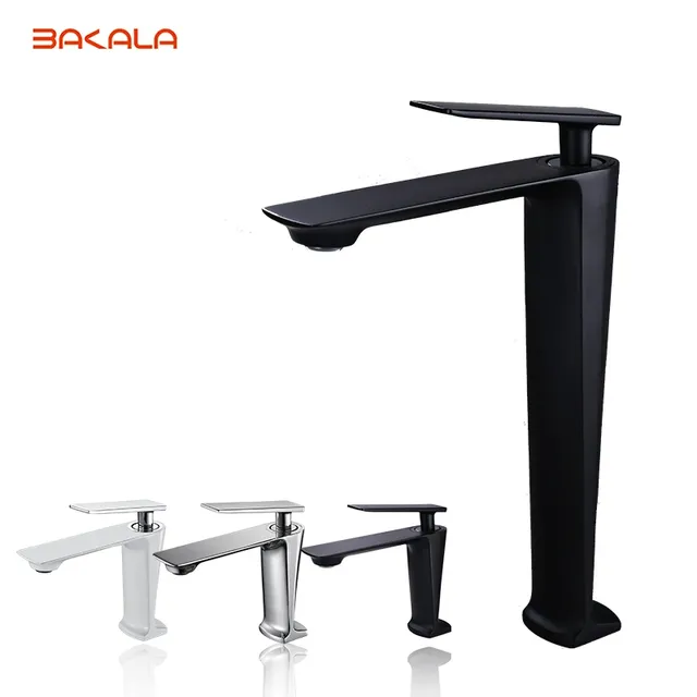 Mitigeur lavabo haut surélevé contemporain minimaliste… – vue 2