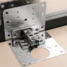 Kit de plaque de réparation de charnière d'armoire en… – vue 3