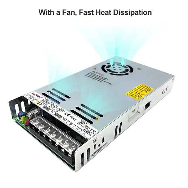 350W UPS alimentation à découpage AC 220V à DC 12V/24V… – vue 3