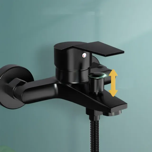 Robinets de douche en alliage de Zinc noir – vue 5