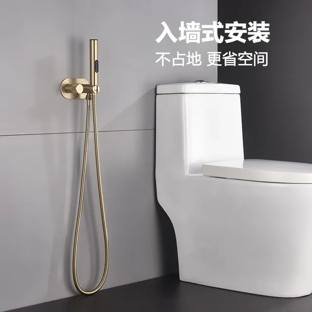 Robinet de Bidet en or Rose brossé – vue 4