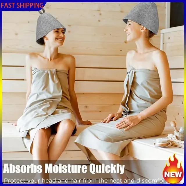 Hot Trend-6X Anti-chaleur Sauna chapeau épaissir laine… – vue 3