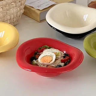 Soucoupe en céramique Ins Style bol à salade lavable au lave-vaisselle…