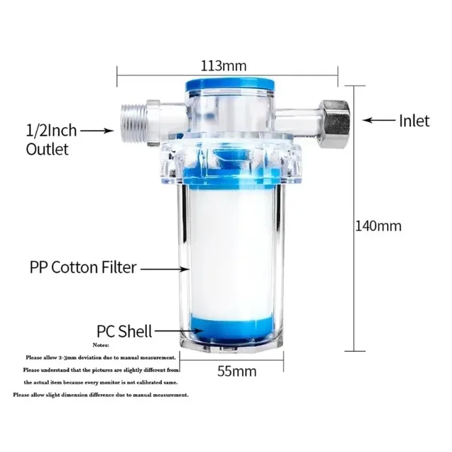 Cartouche de filtre à eau pré-filtre pour robinet… – vue 4