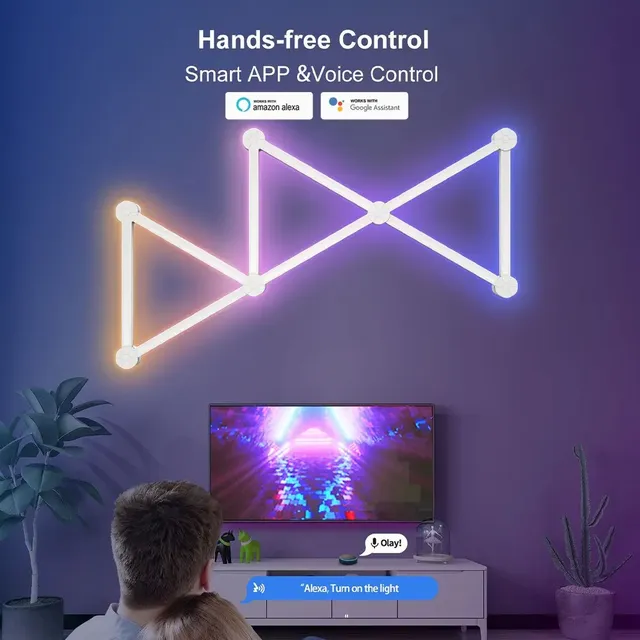 Applique Murale Intelligente LED RGBIC avec Wifi – vue 4