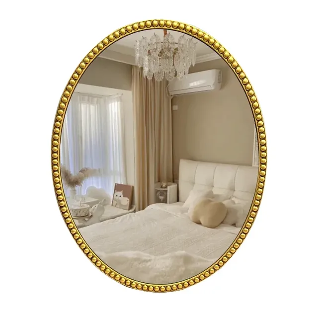 Ellipse miroir rond salle de bain européen rétro mur… – vue 5