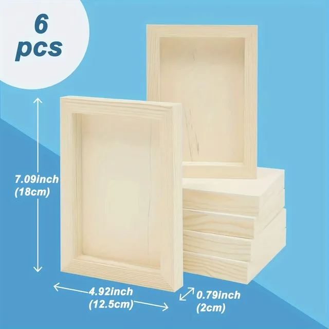Panneaux bois toile châssis pin naturel apprêtées… – vue 2