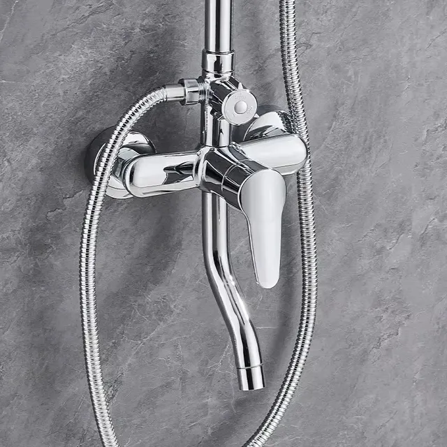 Robinet de salle de bains mitigeur chaud et froid – vue 4