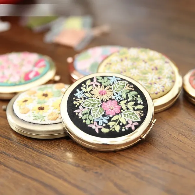 Mini miroir de maquillage rond – vue 3