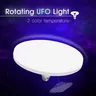 Ampoule LED E27 rotative en forme d'ovni – vue 1