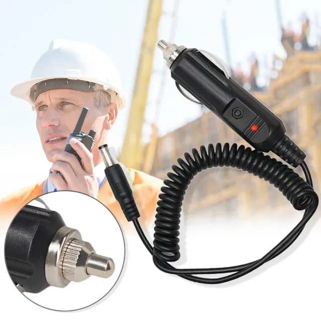 Chargeur de voiture 12V DC pour talkie-walkie UV-5R UV9R… – vue 2