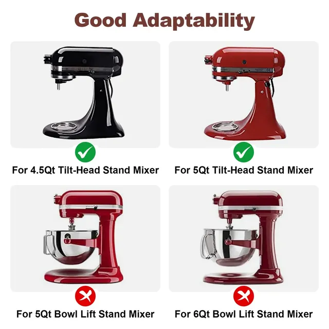 Bol en verre pour mélangeur Kitchenaid 4.5 5 litres – vue 6