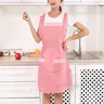 Tablier bavette femme vintage rose poudré trapèze mi… – vue 6