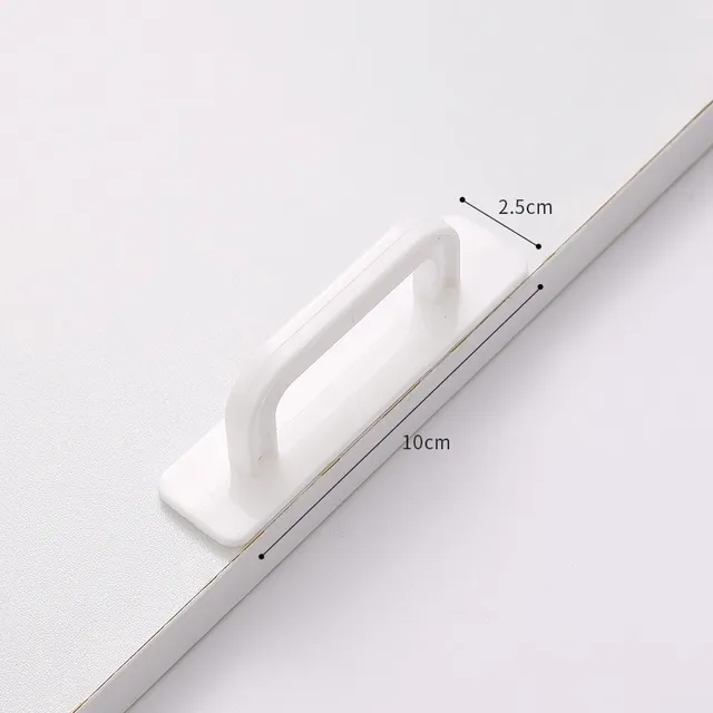 Poignée autocollante plastique ergonomique adhésive sans… – vue 5