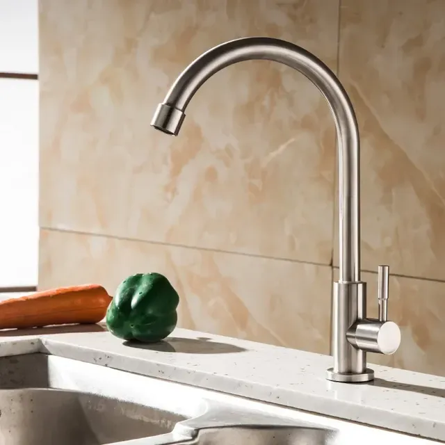 Robinet de cuisine en acier inoxydable – vue 2