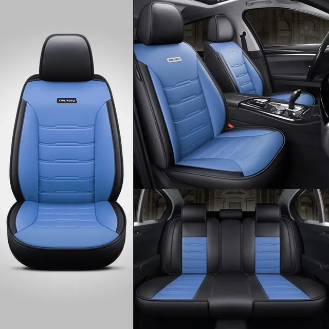 Housse de siège de voiture en cuir PU de luxe 5 places – vue 2