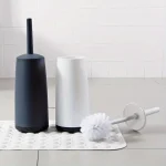 Brosse de toilette 1 pièce avec siège inférieur – Nettoyage salle de bain