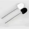 Brosse toilette inox manche longue lot deux têtes nylon… – vue 2