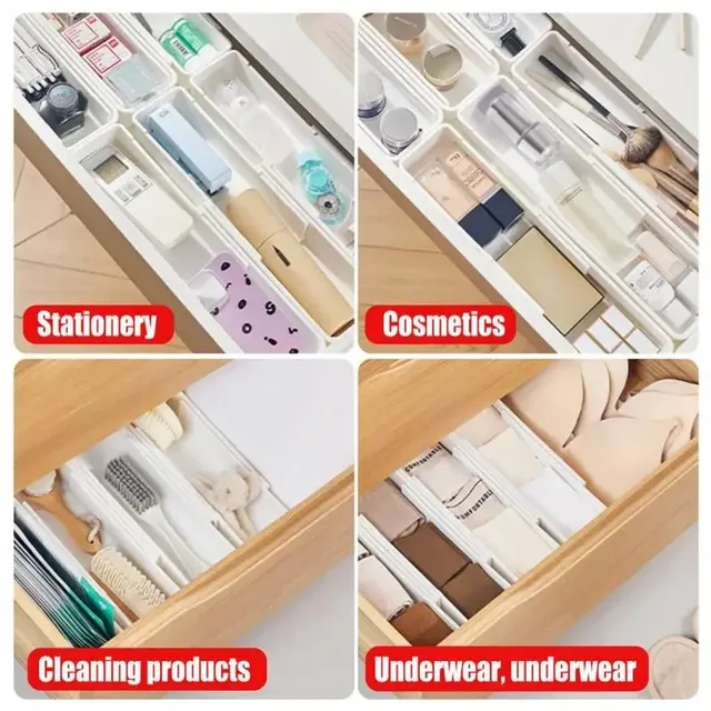 Organisateur tiroir extensible rangecouverts blanc… – vue 5