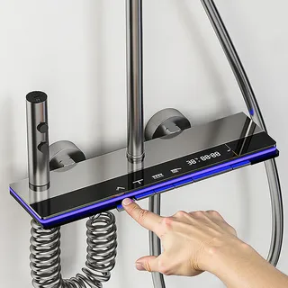 Ensemble de système de douche intelligent pour salle de bains