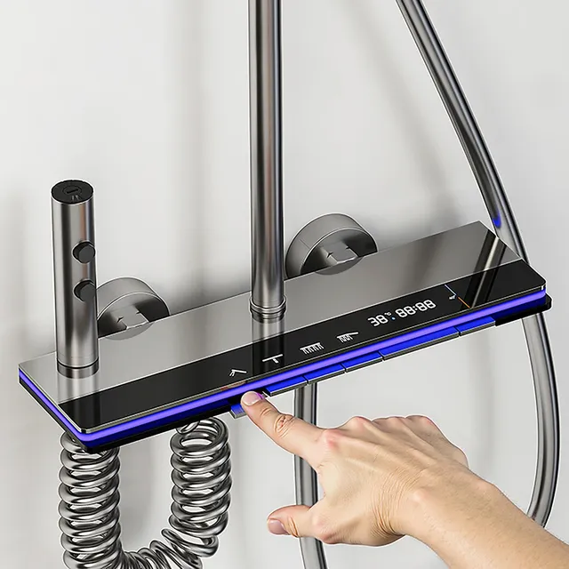 Ensemble de système de douche intelligent pour salle de…