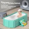 Baignoire pliable portable bébé PVC menthe rectangulaire… – vue 1