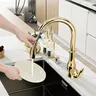 Robinets de cuisine argent poignée unique robinet de… – vue 5