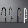 Robinet de cuisine de luxe en or brossé avec design… – vue 5