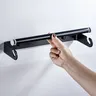 Porte rouleau papier toilette mural aluminium durable… – vue 5