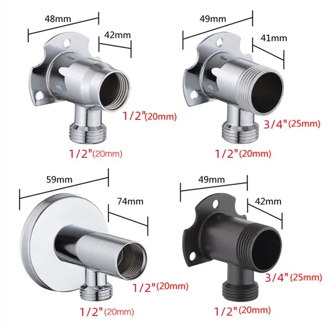 Robinet de salle de bains universel 1/2 "3/4" – vue 3