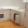 Maison de poupée Mini Table de cuisine évier comptoir… – vue 3