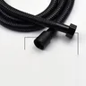 Tuyau de douche flexible en acier inoxydable noir – vue 2