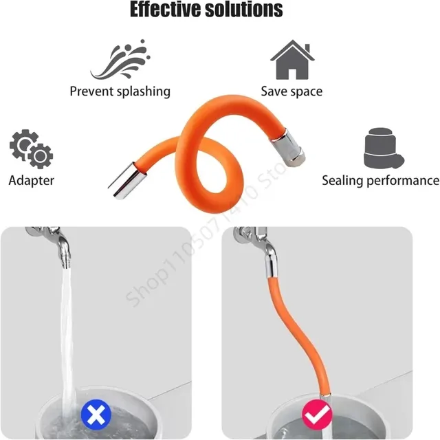 Extension robinet évier rotation360 pliable flexible… – vue 5