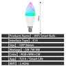 Ampoule intelligente Wifi E14 lampe à bougie RGB + CW +… – vue 6